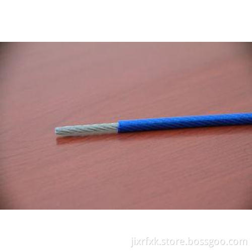 7x19 PVC Coated Steel Wire Rope , DIN / GB / EN12385-4 / AI
